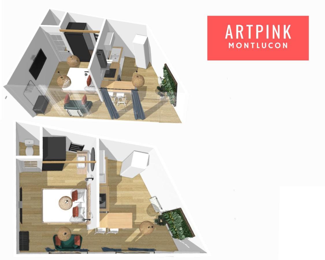 Artpink - Ideal Pros - Proche Commerces - Agathor Apartment *